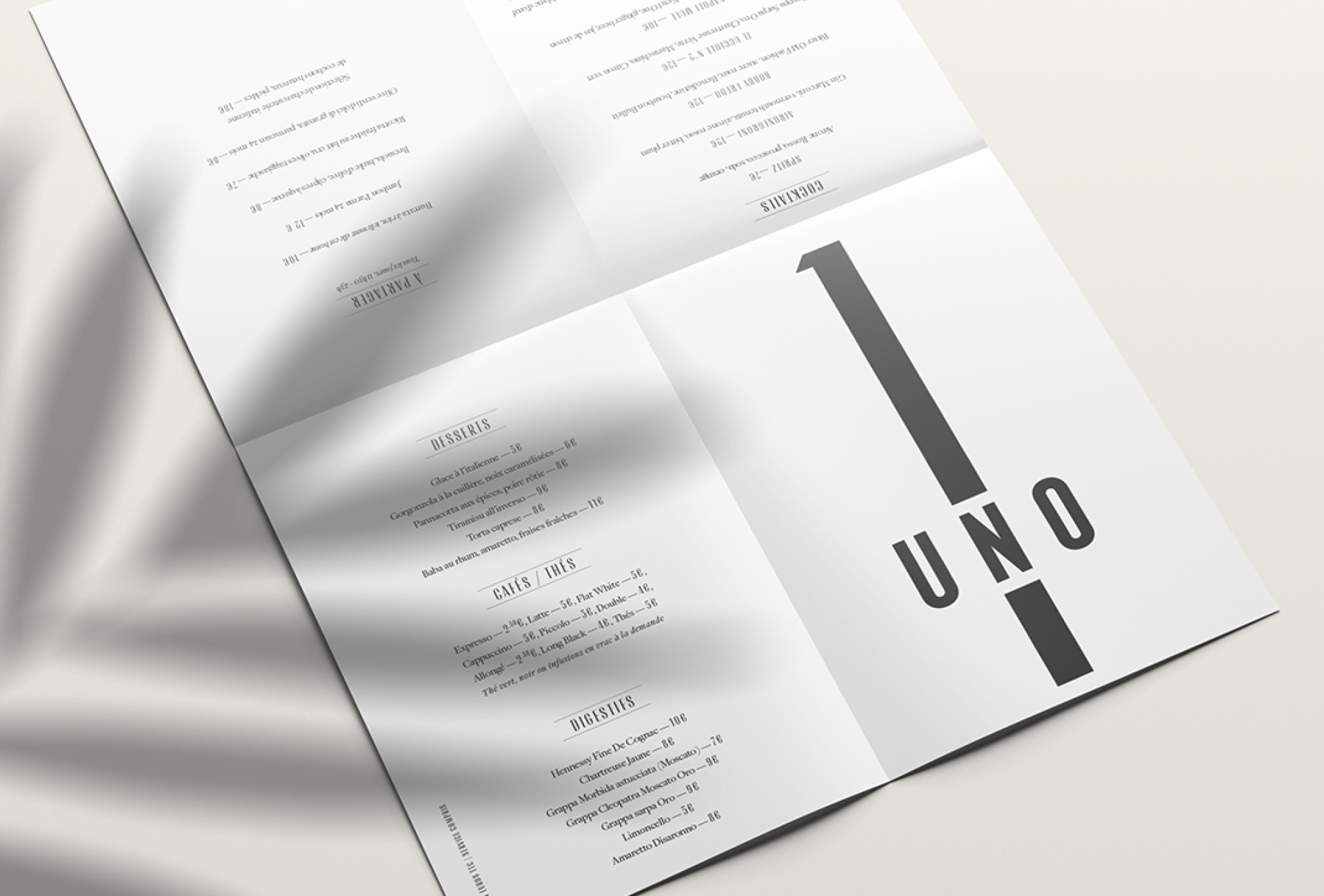 UNO - Identité Visuelle restaurant