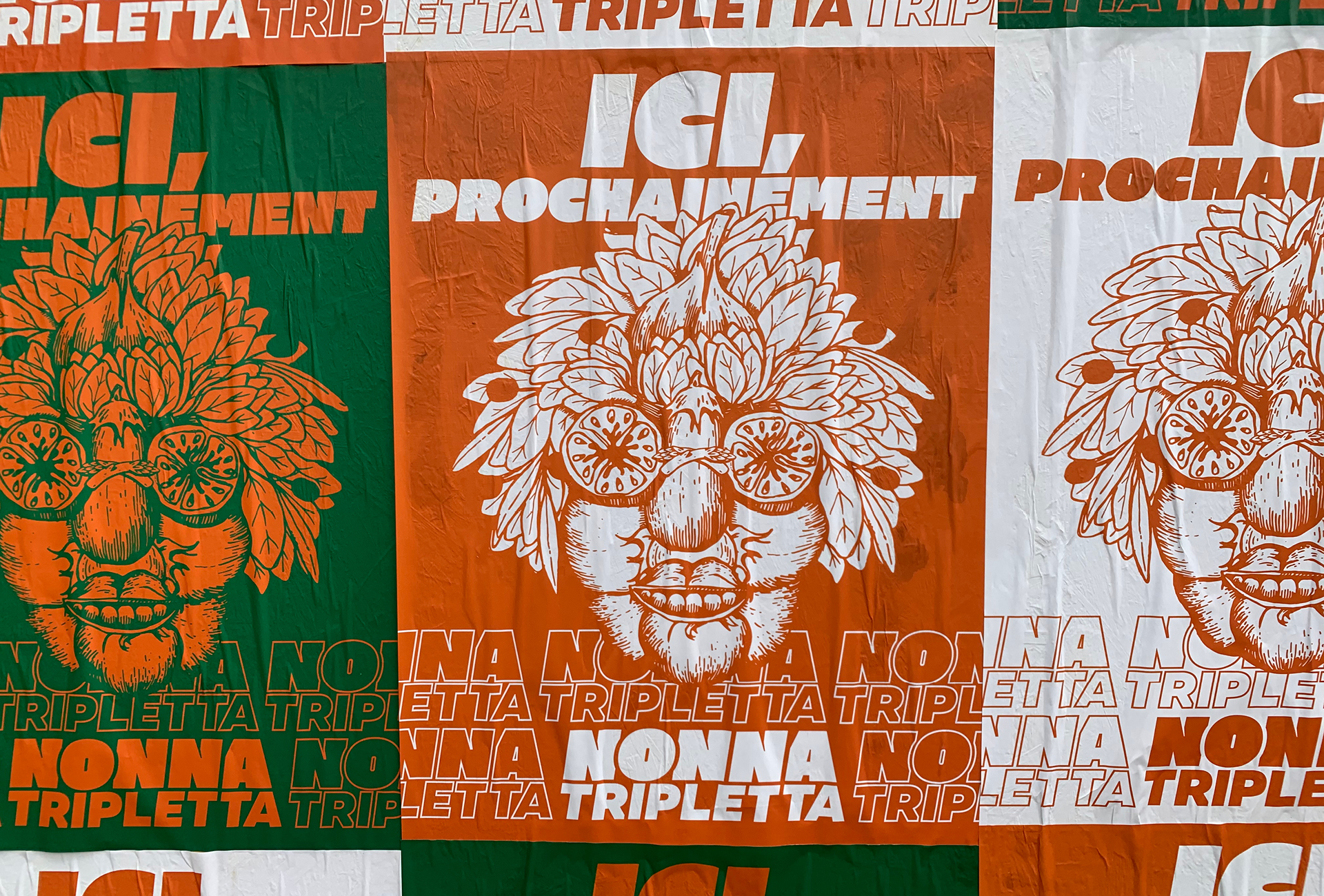 Nonna Tripletta - Identité visuelle du restaurant