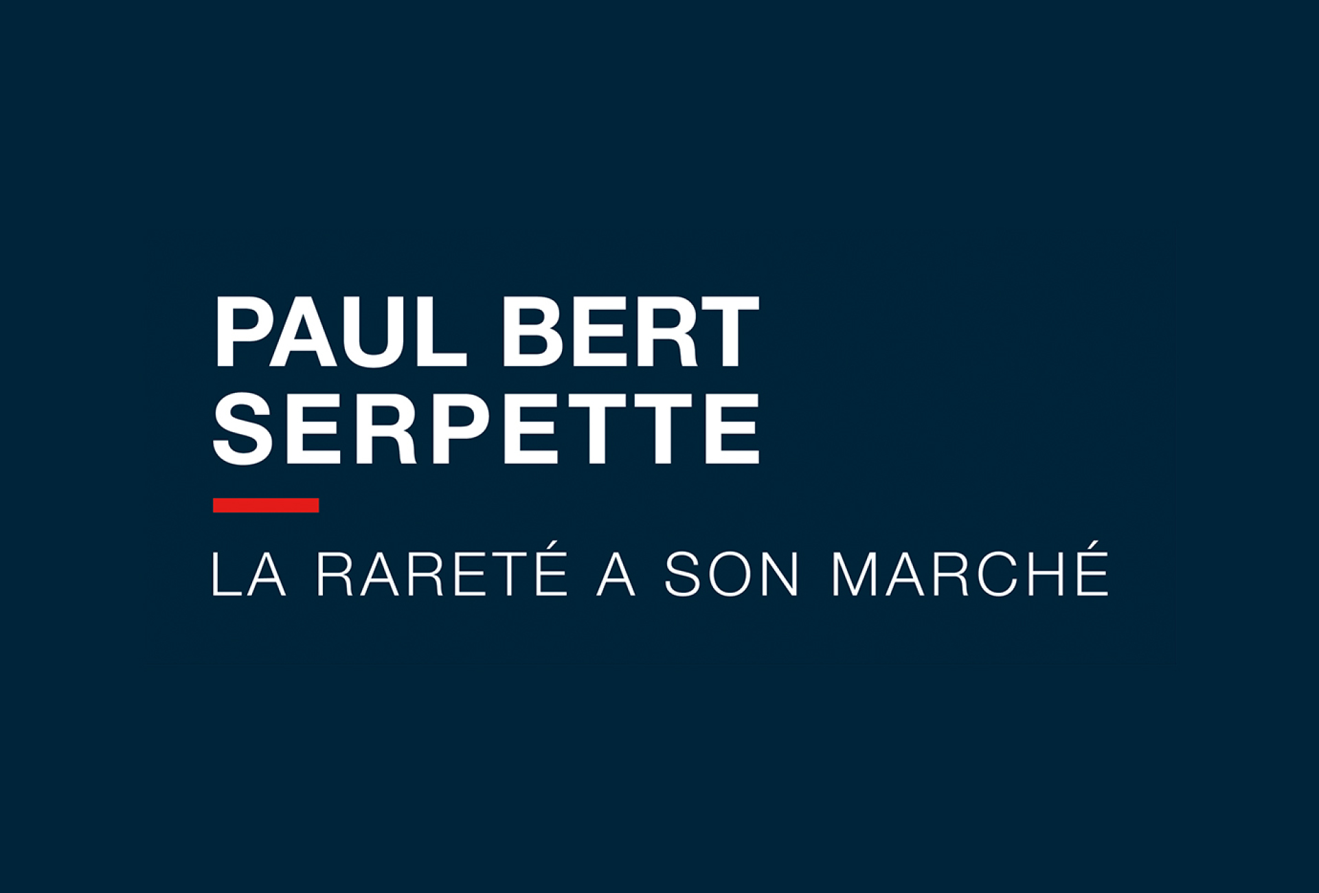 Paul Bert Serpette - Identité visuelle