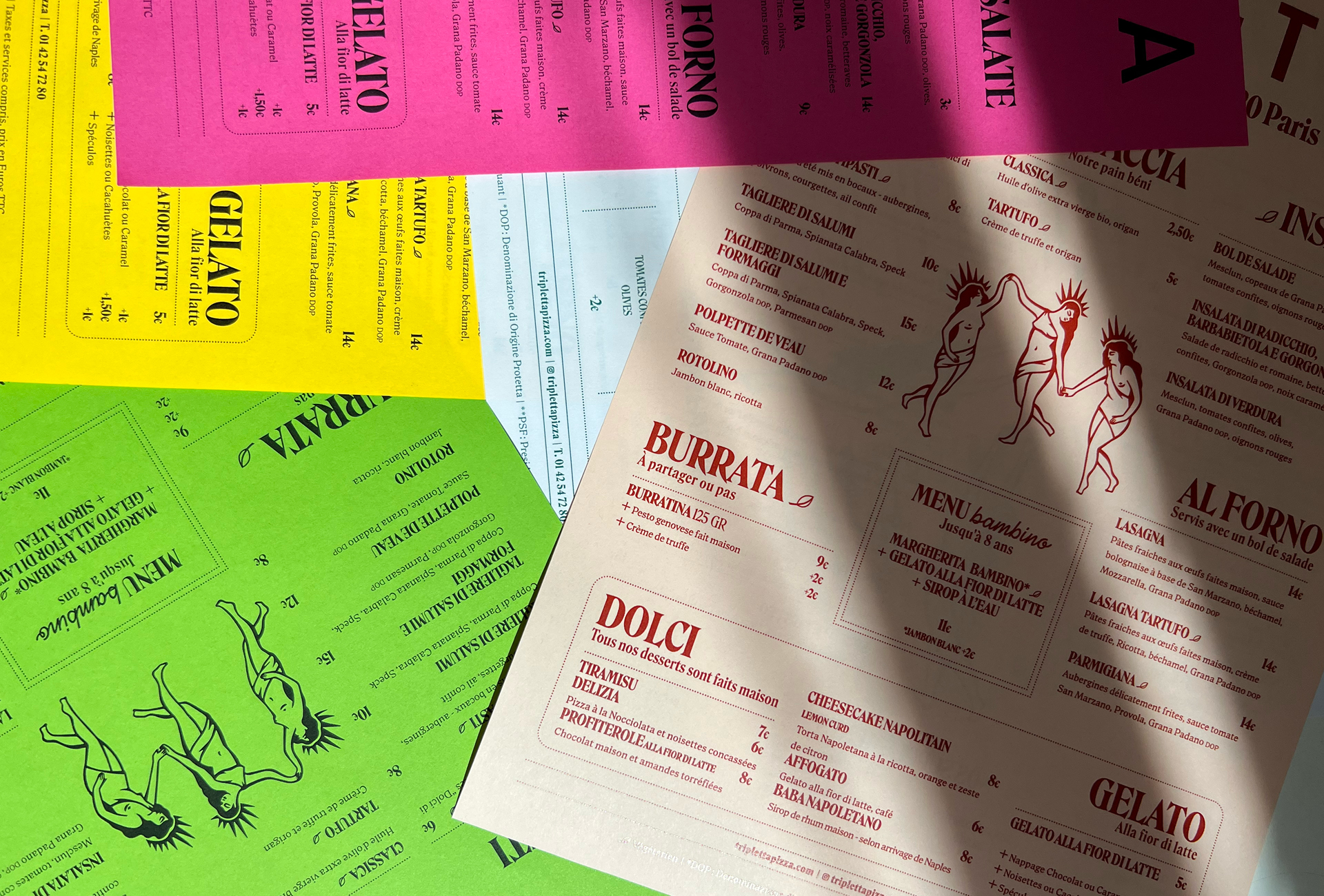 Tripletta - Identité Visuelle du restaurant
