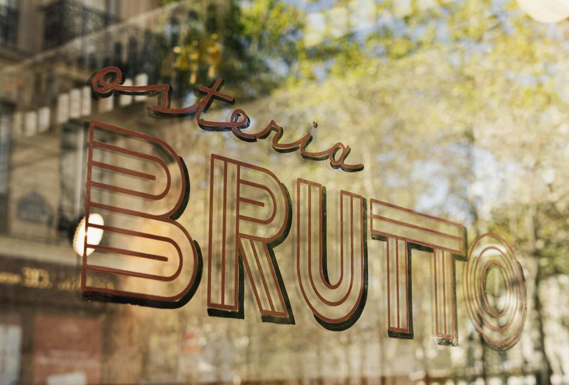 Osteria Brutto - Identité visuelle du restaurant