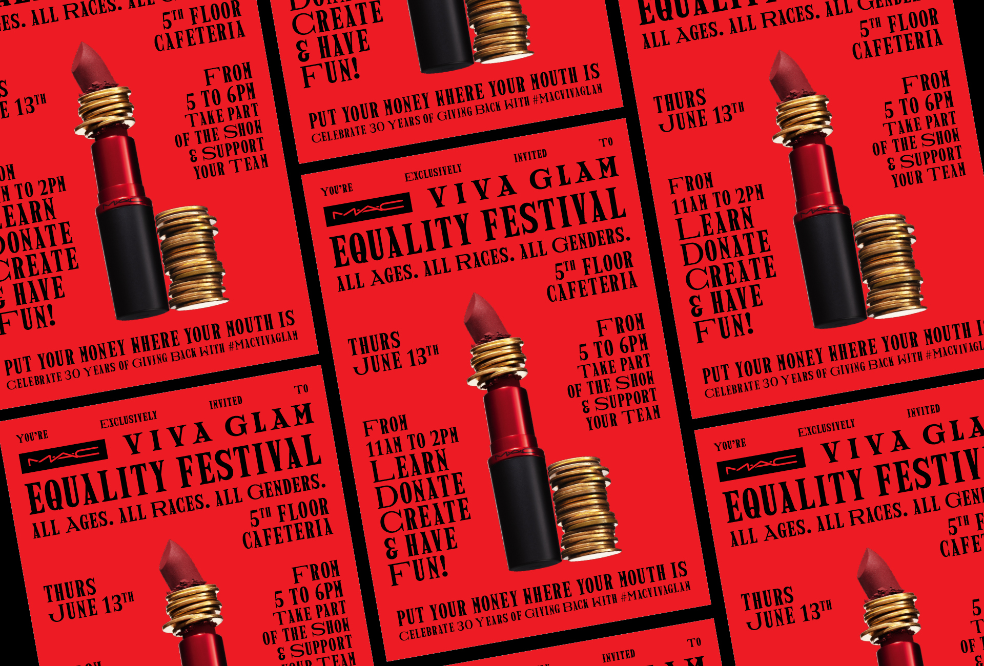 MAC Cosmetics - Event 30 ANS VIVA GLAM "EQUALITY FESTIVAL"