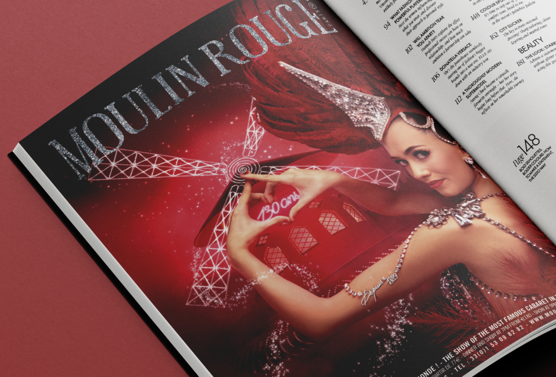 Le Moulin Rouge - Visuel de campagne « 130 ans »