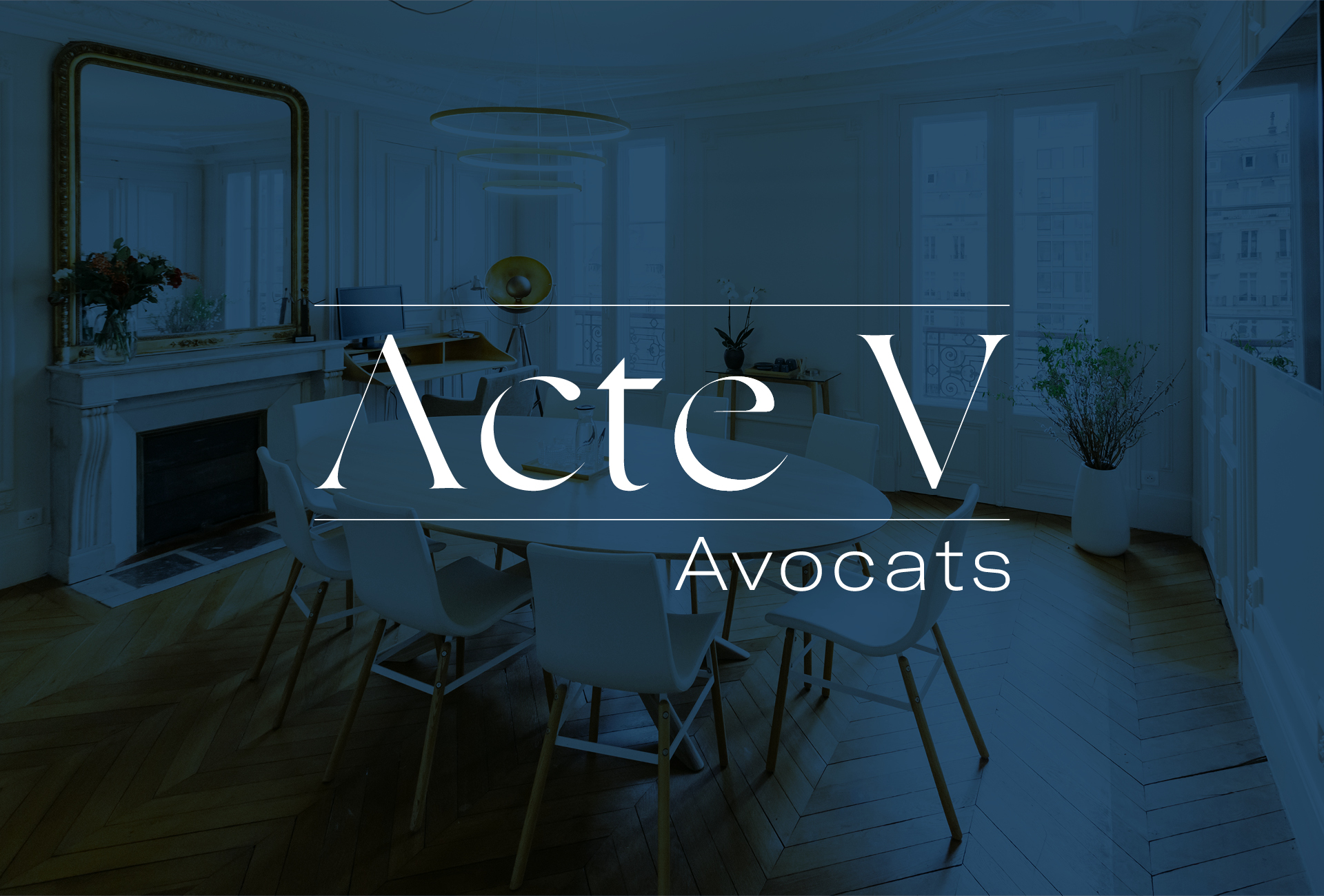 Acte V Avocats - Identité visuelle