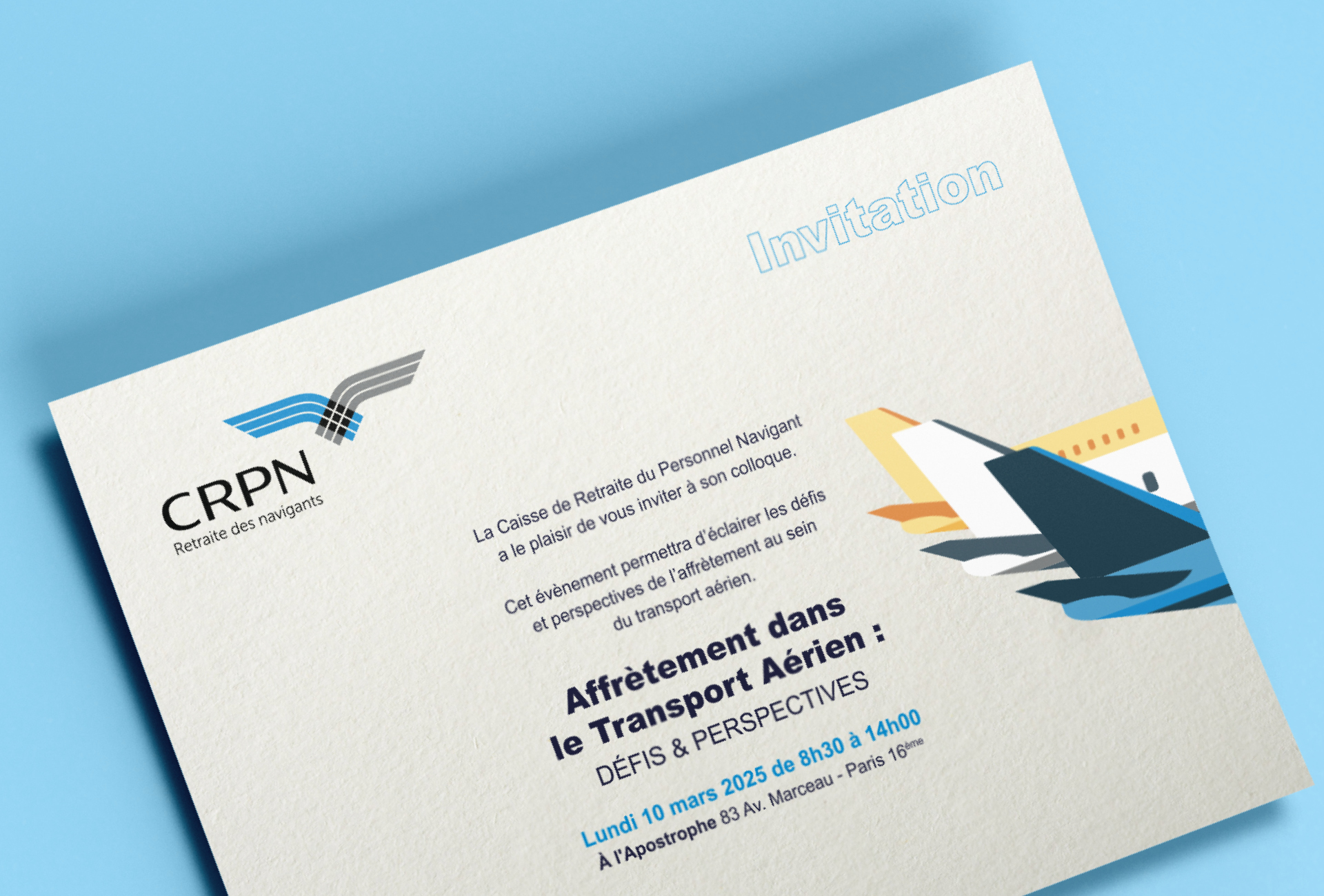 CRPN - COMMUNICATION COLLOQUE : Invitation